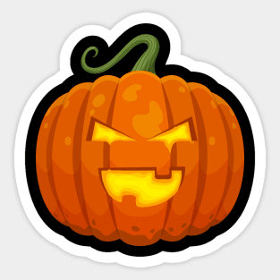 Sinister pumpkin Sticker